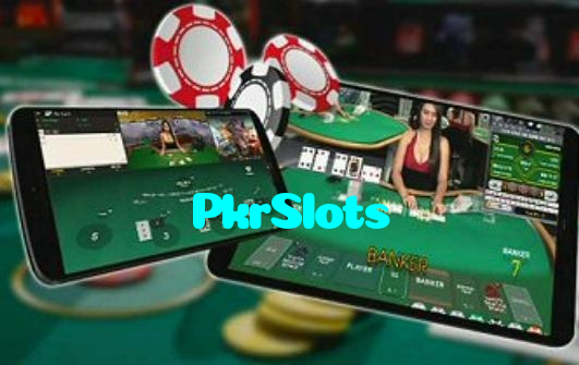 PkrSlots casino presented on mobile device in Pakistan with slots and live games